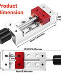 Product dimensions of Beast Mode 2 Inch Mini Bench Vise Solid Aluminum Alloy Design For Drill Press Vice Clamping.