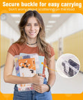 Student holding a Portable Molecular Model Kit With P Orbitals 307 Pieces For Organic And Inorganic Chemistry Classes.