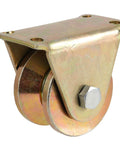 Heavy Duty 2 Inch V Groove Wheel Gate Caster For Sliding Gates Built To Haul Up To 660 Lb Capacity Rigid Roller