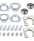 Rear Live Axle Bearing Kit 1 Inch Universal Fit For Go Karts Mini Bikes Trikes And Off Road ATVs with three hole design components