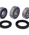 Heavy Duty Wheel Bearing Kit Replacement For UTVs, ATVs, And Dirt Bikes With ABEC3 Precision TC Double Bearings, Rubber Seals, Chevron SR1-2