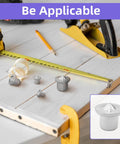 48 Piece Dowel Center Pins Set Must Have For Woodworking Includes 1/4 Inch 5/16 Inch 3/8 Inch And 1/2 Inch Solid Dowel Centers Chrome Plated Steel Rust Resistant Durable Centering Pins For Accurate Hole Marking And Drilling Transfer Plugs