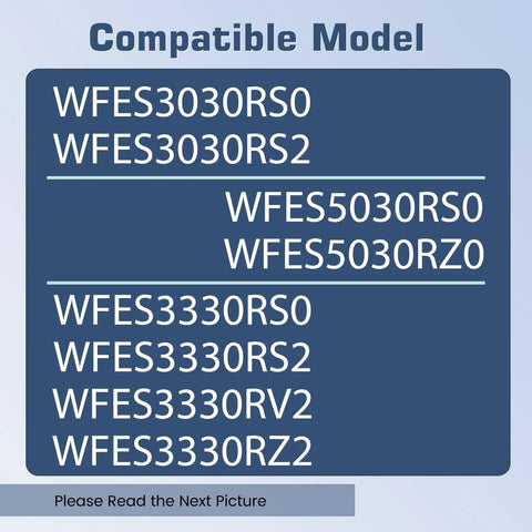 Replacement Knobs for Electric Range Dial Control Set Fits WFES5030RS0 WFES5030RZ0 WFES3530RS0 compatible models list
