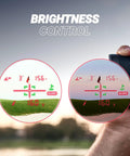 Series 4 Ultra Golf Rangefinder With Slope Switch Black brightness control with high precision laser and flag lock to 350 yards