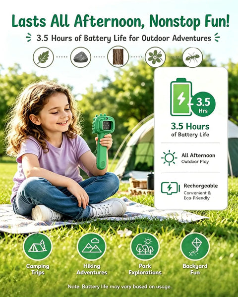 2 In 1 Kids Microscope Camera Handheld Pocket Digital Scope With Autofocus 1000x Magnification And 16x Zoom Dope STEM Toy For Insects Plants Coins Jewelry Stamps Perfect Gift For Curious Kids, green, on outdoor use