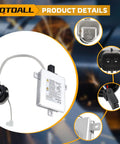 Xenon HID Ballast Control Module Assembly For Acura TL TSX ILX ZDX RDX 2006-2014 Replacement Drop-In Unit