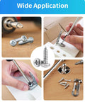 Bulk Stainless Steel Wood Screws Set, 550 Piece Assortment With Phillips Pan Head Self Tapping Screws in use for woodworking projects