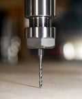 Extra Long CNC Spiral Router Bit Up Cut 1/8 Inch Cutting Diameter 1/4 Inch Shank 3 Inch Total Length HRC55 Solid Carbide End Mill