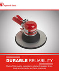 Dual Action Geared Orbital Air Sander With 8 Inch Adhesive Pad Five Thirty Second Inch Orbit 825 RPM Quarter Horsepower