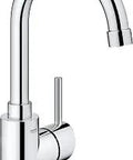 Concetto Single-Handle Bar Kitchen Faucet With 360 Degree Swivel Spout, Starlight Chrome, Drip-Free Solid Brass Bar Sink Faucet