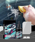 All In One Windshield Crack Repair Kit for Chips and Cracks, Quick Fix Glass Repair Liquid for Auto Glass with sponge and tools