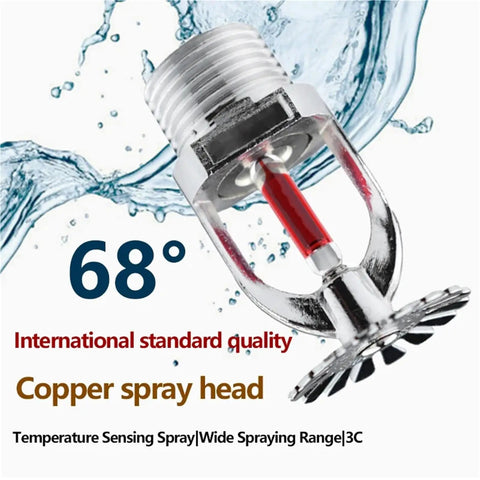 All Star Hanging Fire Sprinkler Head For Smokin Hot Kitchens Saunas And Smoke Ducts Packed With Reliable Upward Spray Design crafted from brass with water splash.
