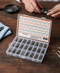 Top Rated 304 Stainless Steel Compression Springs Kit With 392 Pieces In 24 Sweet Sizes For Tough DIY Auto Fixes And Heavy Industrial Repairs That Won'T Rust And Keep Your Gear Running Smooth. open 392-piece 304 stainless steel compression spring assortment box, 24 sizes