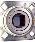 Drive Flanged Disc Bearing For APC Farm Harrow With Four Bolts And Two Triple Lip Seals Replaces FD209RM front view