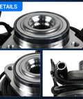 Close-up view of Front Wheel Hub And Bearing Assembly 2 Pack For 2006-2010 Ford Explorer And 2006-2010 Mercury Mountaineer, detailing flange surface