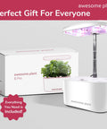 Indoor Hydroponics Garden Kit With 6 Pods, 3 Grow Modes, Quiet Pump, 3L Water Tank, Adjustable Light Hood And Height Up To 13 Inches