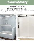 Gray Shower Door Bottom Track Two Pack, Single-Sided Channel With Widths Half Inch And Three-Eighths Inch installation view