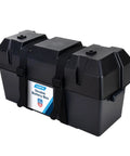 Heavy Duty Double Battery Box Built For Rv And Motorhome Rigs Rock Solid Housing With Snag Free Straps And Corrosion Proof Polymer