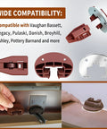Heavy Duty Drawer Slide Guides Smooth As Silk Universal Replacement Tracks showing various compatible drawer slide parts.