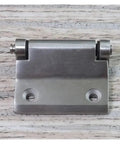 Overlay Cabinet Door Hinge Heavy Duty 304 Stainless Steel With Brushed Finish For Kitchen Cabinets close-up