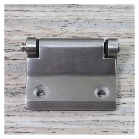 Overlay Cabinet Door Hinge Heavy Duty 304 Stainless Steel With Brushed Finish For Kitchen Cabinets close-up