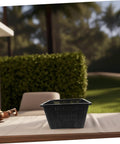 Hydroponic Net Pots And Mesh Grow Bags For Indoor Aquatic Plants, lightweight black mesh grow basket on table
