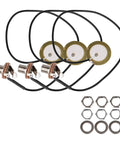 3 Pack Piezo Guitar Pickup Transducers With 0.25 Inch Output Jack For Guitar And Violin, Easy Install Replacement