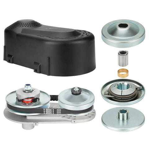 30 Series Torque Converter Kit For Go Karts And Mini Bikes 2 To 7 HP 3 Quarter Inch Crank Includes 10T And 12T Sprockets Components