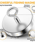 Heavy Duty Cup Magnets Pack For Wall Mounting And Cabinet Doors 100 Lbs Neodymium Magnets With Steel Cups And Screws Built For Tools