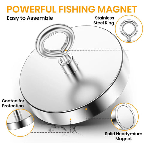 Heavy Duty Cup Magnets Pack For Wall Mounting And Cabinet Doors 100 Lbs Neodymium Magnets With Steel Cups And Screws Built For Tools