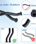Rugged Vacuum Pump Hose 596163 Replacement 4 Pack for Small Gasoline Engines and Lawn Mowers durable rubber features