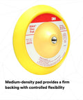 Stikit Disc Pad 8 Inch Durable Foam Backing For PSA Discs Pro Grade Tough Yet Flexible Support Threaded For Five Eighths Eleven
