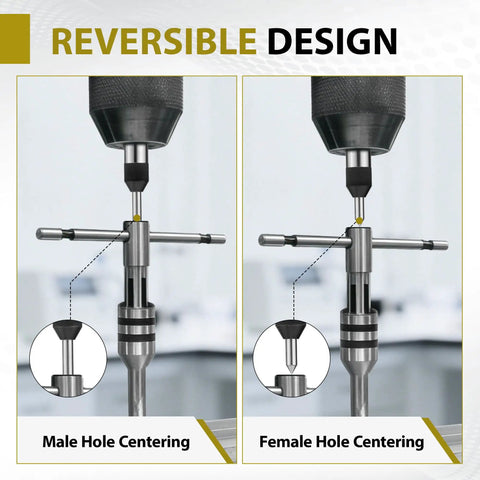 Pro Grade Adjustable Spring Loaded Tap Guide For Precise Tap Alignment And Square Start with reversible design on lathes