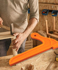 Safety Long Push Handle Wood Push Block for Table Saw and Jointer Heavy Duty Woodworking Push Block in workshop setting