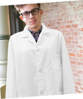 Men's Long Sleeve Lab Coat For Medical Pros Comfortable Doc Costume For Adults Unisex Design Ideal For Med Students, Lab Work, And Classroom Settings