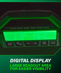 Digital display on the Go-To 18V MultiVolt Cordless Dual Function Inflator with 160 PSI max LED light