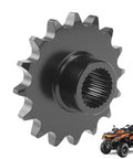 16T 530 Chain Front Sprocket With 24 Spline Fits GY6 150cc 200cc 250cc ATV Quad Go Kart Dirt Bike UTV High Strength Alloy Steel Drive Gear