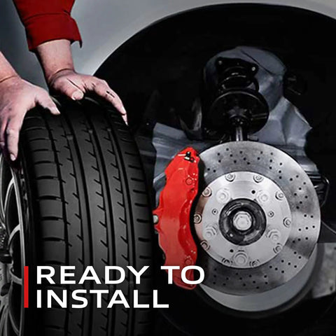 Installation of Premium Ceramic Front Disc Brake Pad Set For Dodge Holden Mitsubishi Subaru Quiet Braking Low Dust