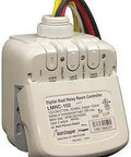 Close-up of Dual Relay Room Controller for 120/277V Lighting Systems, White Finish, UL and cUL Listed, FCC Part 15 Compliant