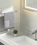 Rustproof 9 Inch Stainless Steel Towel Bar For Bathroom Wall Mounted Hand Towel Holder Ring Beefed Up Thick Design Brushed Nickel