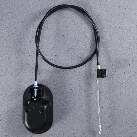 Three Piece Aluminum Recliner Cable Pull Handles In Black Oval Shape For Easy Angle Adjustments And Cozy Rest Includes Hardware