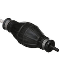 High Output Fuel Primer Bulb For Marine Outboard Engines EPA And CARB Compliant One Quarter Inch Fuel Line, black bulb