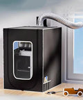 3D Printer Enclosure With Pro Grade Vent Kit And LED Light, Dustproof Protective Cover With Fume Extractor, Thermometer And Hygrometer