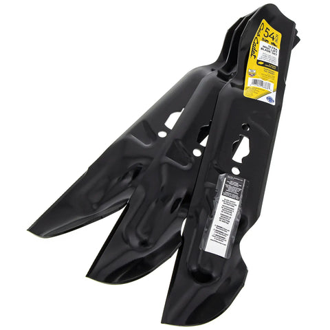 Beefed-Up 54 Inch High Lift Blade Set With S Shape Center Hole For Garden Tractors And Zero Turn Mowers, OEM Part 490-110-C194 Replaces 742P05086
