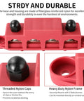 Heavy Duty Four Stud Power Distribution Block 250 Amp Bus Bar Junction with Weather Shield showing durable nylon frame and threaded caps.