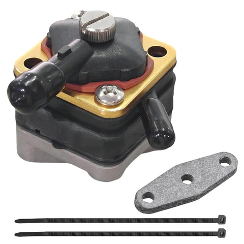 Fuel Pump With Gasket For Johnson Evinrude Outboard Motors 6 8 9.9 15 HP Drop In Replacement Part Fits 397839 397274 777750