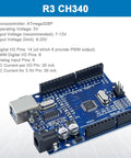 R3 CH340 board from Beginner Arduino Starter Kit With R3 CH340 Board, 400 Point Breadboard, DHT11 Sensor, Soil Moisture Sensor, LEDs, And Retail Box, IDE Compatible For Hands On Projects You Can Do Now