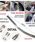 190 Piece Auto Body Dent Repair Tools Kit for Car Dings Repair showcasing steel dent rod and usage examples