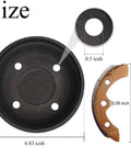 Golf Cart Brake Repair Kit For Club Car DS 1995 Up And Precedent 2004 Up Drums Pads Shoes Spring Kit OEM 101791101 Size Diagram