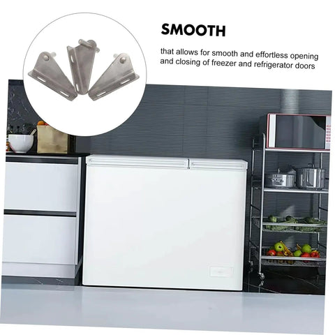 Solid As A Rock Stainless Steel Freezer Hinge Replacement Kit Engineered For Fridge Door Fixes With Hassle Free Snap In Assembly And Tough Build Quality That Powers Through Daily Kitchen Wear Without Skipping A Beat